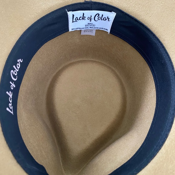 NWOT Lack of Color Felt Teak Rancher Hat Small - Picture 8 of 10